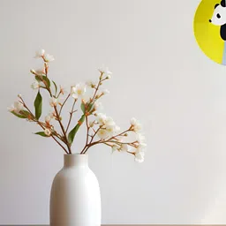 THE QUIRKY HOME Yellow Playful Panda Climbing Tree Printed Ceramic Decorative Wall Decor-image-6