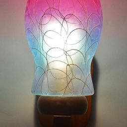 SOMIL Pink Glass Cylinder Printed Wall Lamps-picture-45