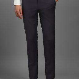 Louis Philippe Men Regular Fit Formal Trousers-picture-0