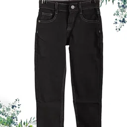 HERE&NOW Boys Straight Fit Mid-Rise Stretchable Jeans-image-6