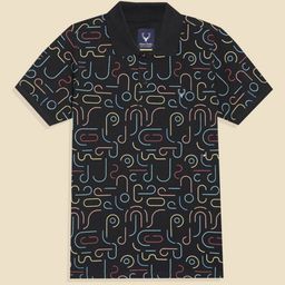 Allen Solly Junior Boys Geometric Printed Polo Collar Pockets T-shirt-picture-22