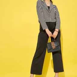 Dimpy Garments Checked Single Breasted Blazer image 4