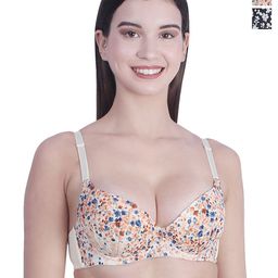 BRACHY Women Floral Printed Medium Coverage Lightly Padded Push-Up Bra-picture-30