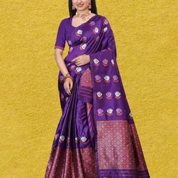 KAMDAR Seapallu Self Pari Silk Zari Work Assamese Mekhela Chador-picture-29