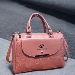 ROYAL CHAALS Women Textured Structured Handheld Bag-image-7