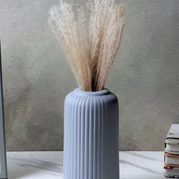 Kreative Arts Grey Ceramic Flower Vase-22