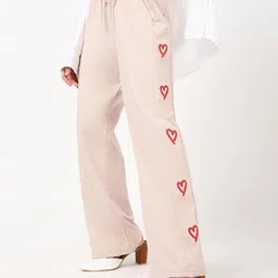 Bewakoof Air 1.0 Women Pink Straight Fit Pants-image-72