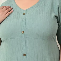 PrettyPlus by Desinoor.com Crepe A-Line Midi Dress image 2