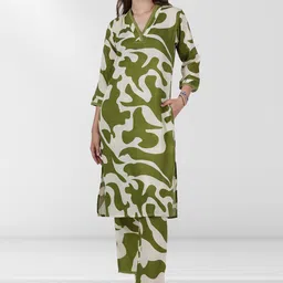 Belfry Printed Pure Cotton Tunic With Trouser Co-Ords-picture-23