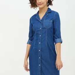 Chemistry Denim Shirt Dress-picture-22