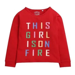 Tiny Girl Print Cotton Top-25