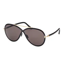 Tom Ford Women Grey Lens & Black Butterfly Sunglasses FT1007 65 01A-Grey-picture-8