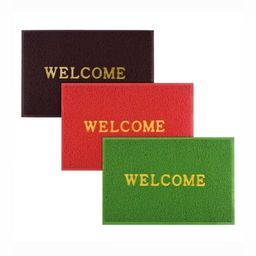 Aura 3-Pcs Red & Green Printed Anti Skid Doormat-27