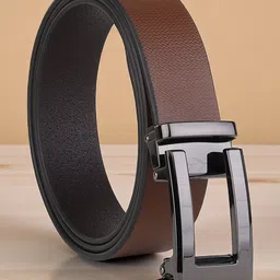 LOOPA Men Textured Leather Formal Belt-picture-14