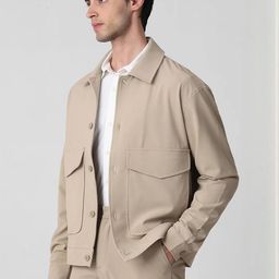 Mufti Men Spread Collar Solid Casual Tailored Jacket-picture-7