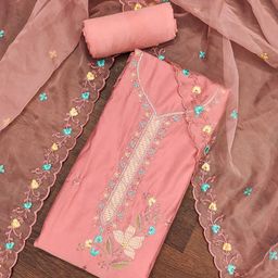 MANVAA Embellished Unstitched Dress Material-image-37