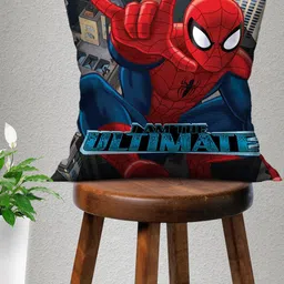Marvel Blue & Red Spiderman Cushion with Cover-image-99