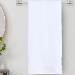 Home Centre White Textured Cotton 500 GSM Pacific Emery BathTowel-image-76