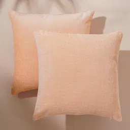 Home Centre Celebrations Orange 2 Pieces Square Cushion Covers-image-88