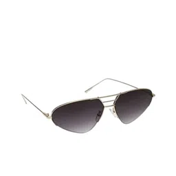 Garry Gobbs Women Aviator Sunglasses with UV Protected Lens SG-LT-CH-241-32-BLACK-31