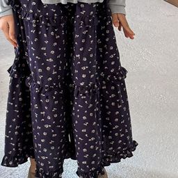 LULU & SKY Girls Printed Loose Fit High-Rise Jodhpuris Trousers-image-93