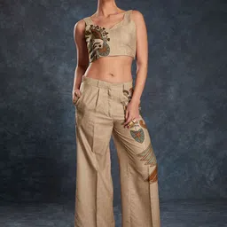 Fusionic Printed Sleeveless Top & Trouser Co-Ords-picture-2