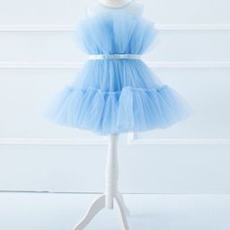 Baby Jerry Girls Net Fit & Flare Dress-image-63