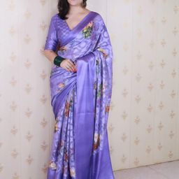 ELITE WEAVES Woven Design Zari Poly Georgette Saree-image-34