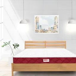 USHA SHRIRAM Maroon & White Orthopedic Quilted King Size Mattress-image-35