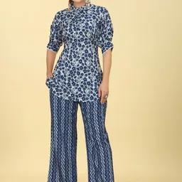 Chandbaali Floral Printed A-Line Kurta With Palazzos-image-63
