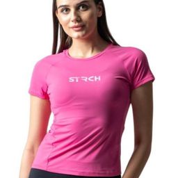 STRCH Typography Printed Round Neck T-shirt-image-13