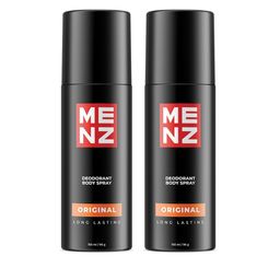MENZ Men Set Of 2 Original Long Lasting Deodorant Body Spray 150 ml Each-14