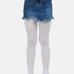 N2S NEXT2SKIN Girls Stretch Fit Thigh-High Sheered Stockings-image-8