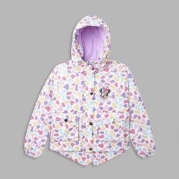 Blue Giraffe Girls Geometric Jacket-image-0