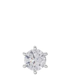 SparklesLab Grown Diamond 0.15 Carat Round Shape 6 Prong Solitaire Nose Pin 14K White Gold-image-74