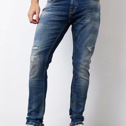 SPYKAR Men Slim Fit Low-Rise Heavy Fade Jeans-image-35