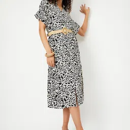max Animal Print Midi Dress-image-34