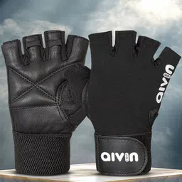 Aivin Patterned Leather Sport Gloves-30