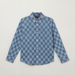 Tommy Hilfiger Boys Opaque Checked Casual Shirt-image-84