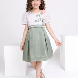 Peppermint Girls Fit and Flare Dress Comes with a belt-picture-12