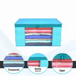 Kuber Industries Blue Set of 6 Regular Drawer Organiser Organisers image 4
