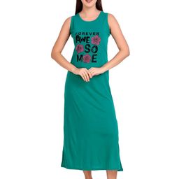 BOMBSHELL Printed Maxi Nightdress-image-7