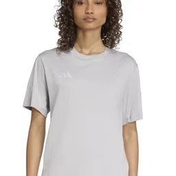 ADIDAS Women Varsity Printed Round Neck Cotton T-shirt-picture-49