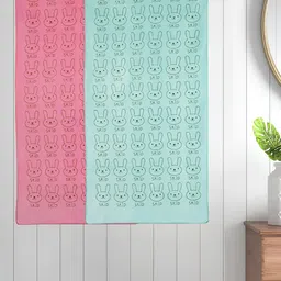 Myntra Elegant Homes Blue & Pink 2 Printed Cotton 300 GSM Bath Towel-picture-18
