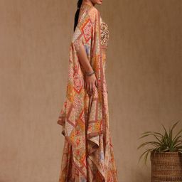 Soch Printed Thread Work Ready to Wear Lehenga & Blouse With Dupatta image 5