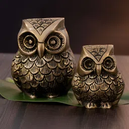 The Advitya Gold-Toned & Black Birds and Animals Figurine Showpiece-picture-38