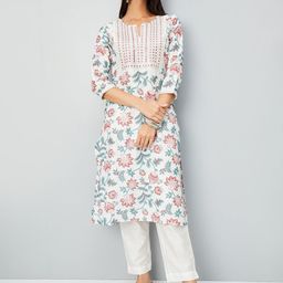 max Women Floral Printed Kurta with Trouser & Dupatta-30
