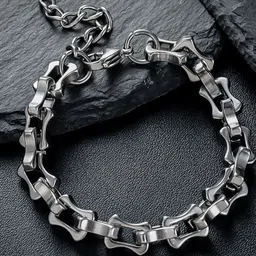 StyleCast x Revolte Men Silver-Plated Link Bracelet-image-25