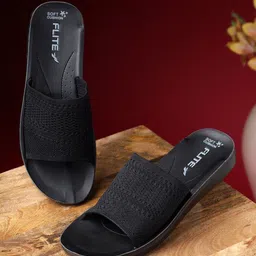 FLITE Women Textured Open Toe Flats-image-34