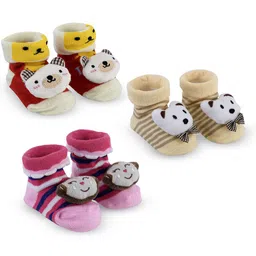 SHOP FRENZY Unisex Kids Cotton Booties-image-35